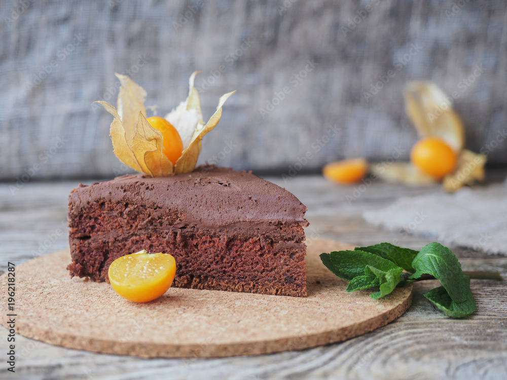 No-Bake Vegan Chocolate Biscuit Cake - Nadia's Healthy Kitchen