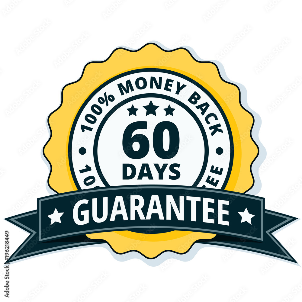 60 Days Money Back illustration 60 Days Money Back illustration