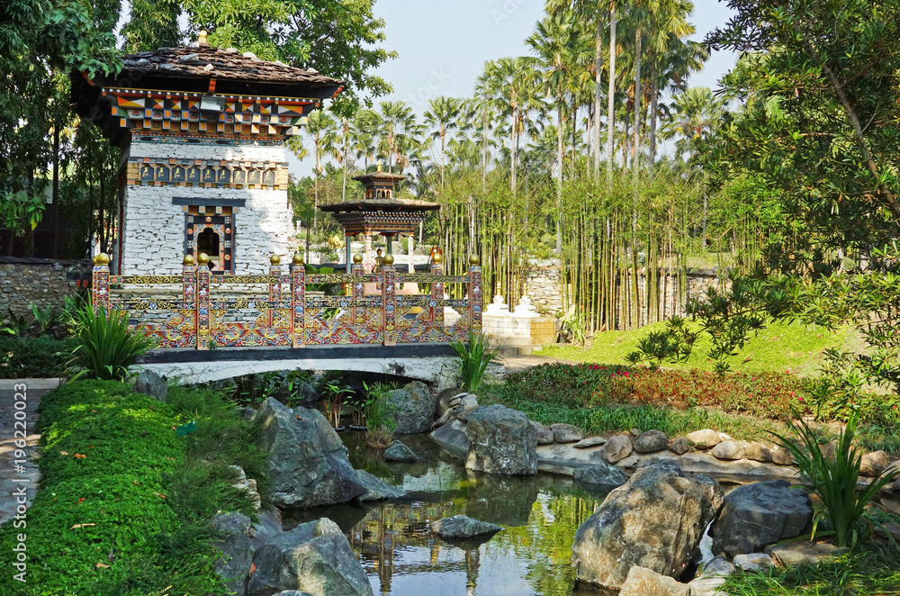 Bhutan garden in royal park rajapruek in Chiangmai, Thailand Bhutan garden in royal park rajapruek in Chiangmai, Thailand