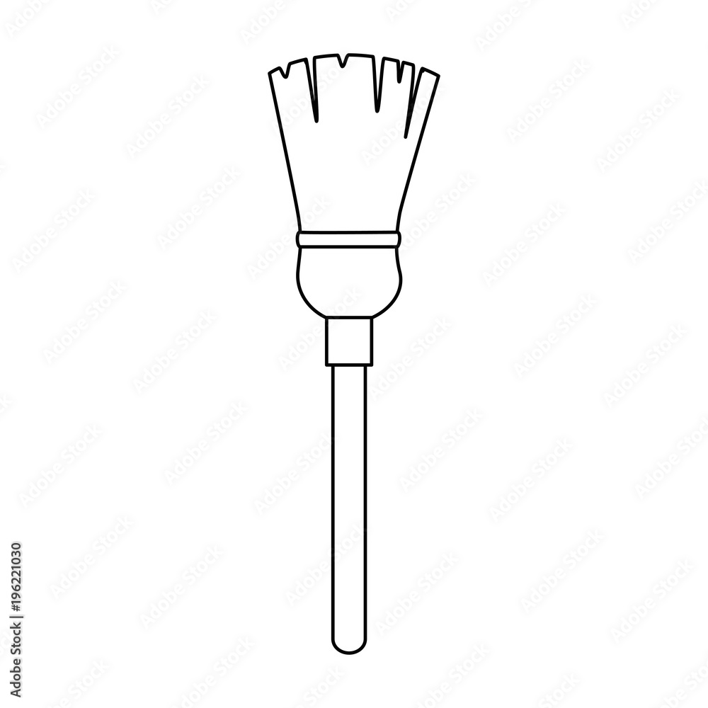 clean mop isolated icon