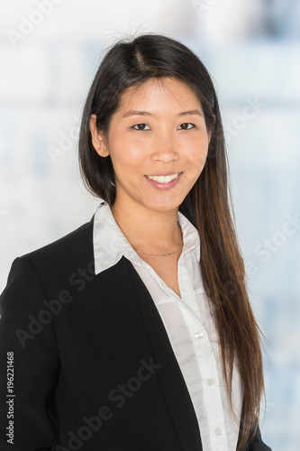 Happy Asian Businesswoman
