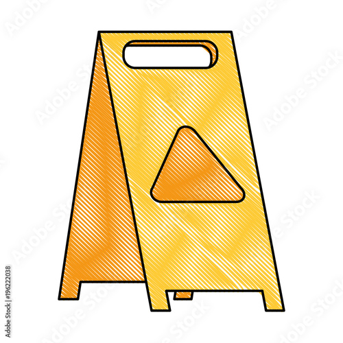 slippery floor sign icon