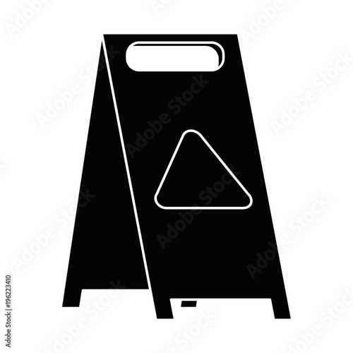 slippery floor sign icon