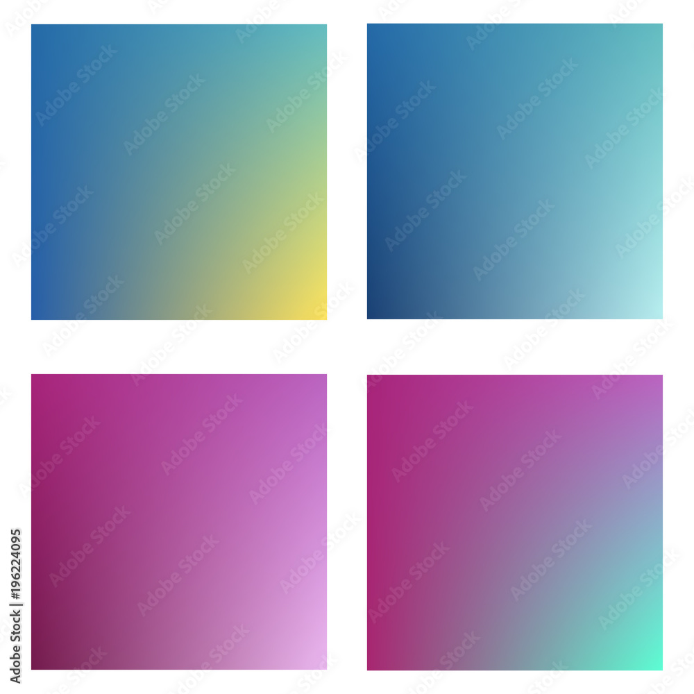 Collection of gradient and backgrounds for design vector illustration concept Collection of gradient and backgrounds for design vector illustration concept