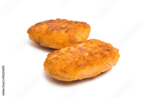 Fotografia chicken cutlet isolated