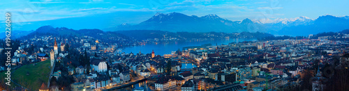 Panorama von Luzern, Schweiz