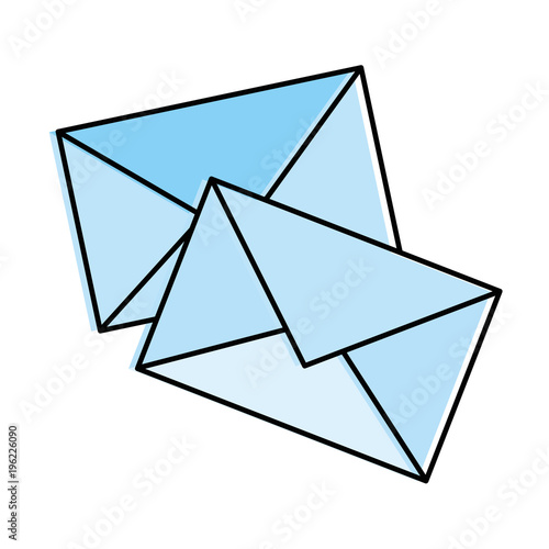 envelopes mail isolated icon