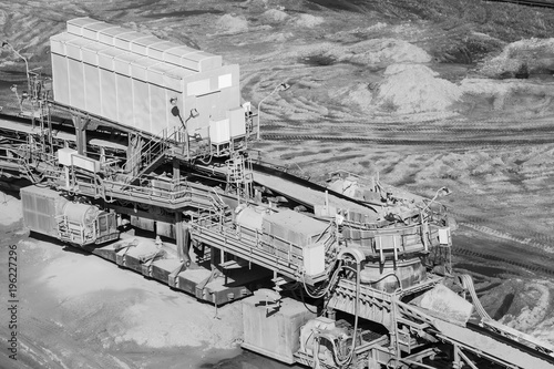open mining of coal by open method