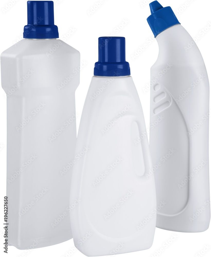 Bottles of Detergent - Isolated Bottles of Detergent - Isolated