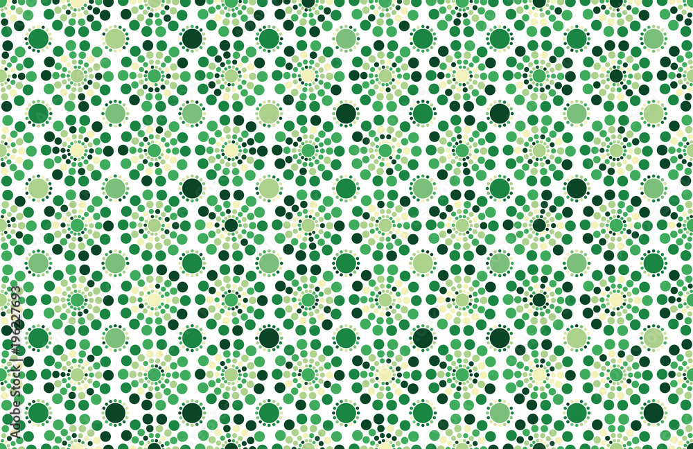 Green floral background Green floral background