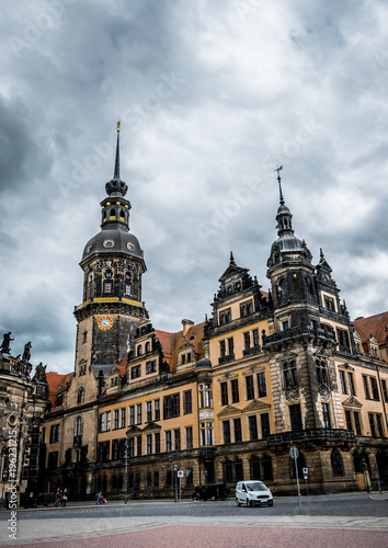 Cultural heritage of Germany. Ancient royal palace in Tachenberg Dresden