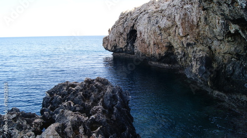 Rocks coastline in Cyprus