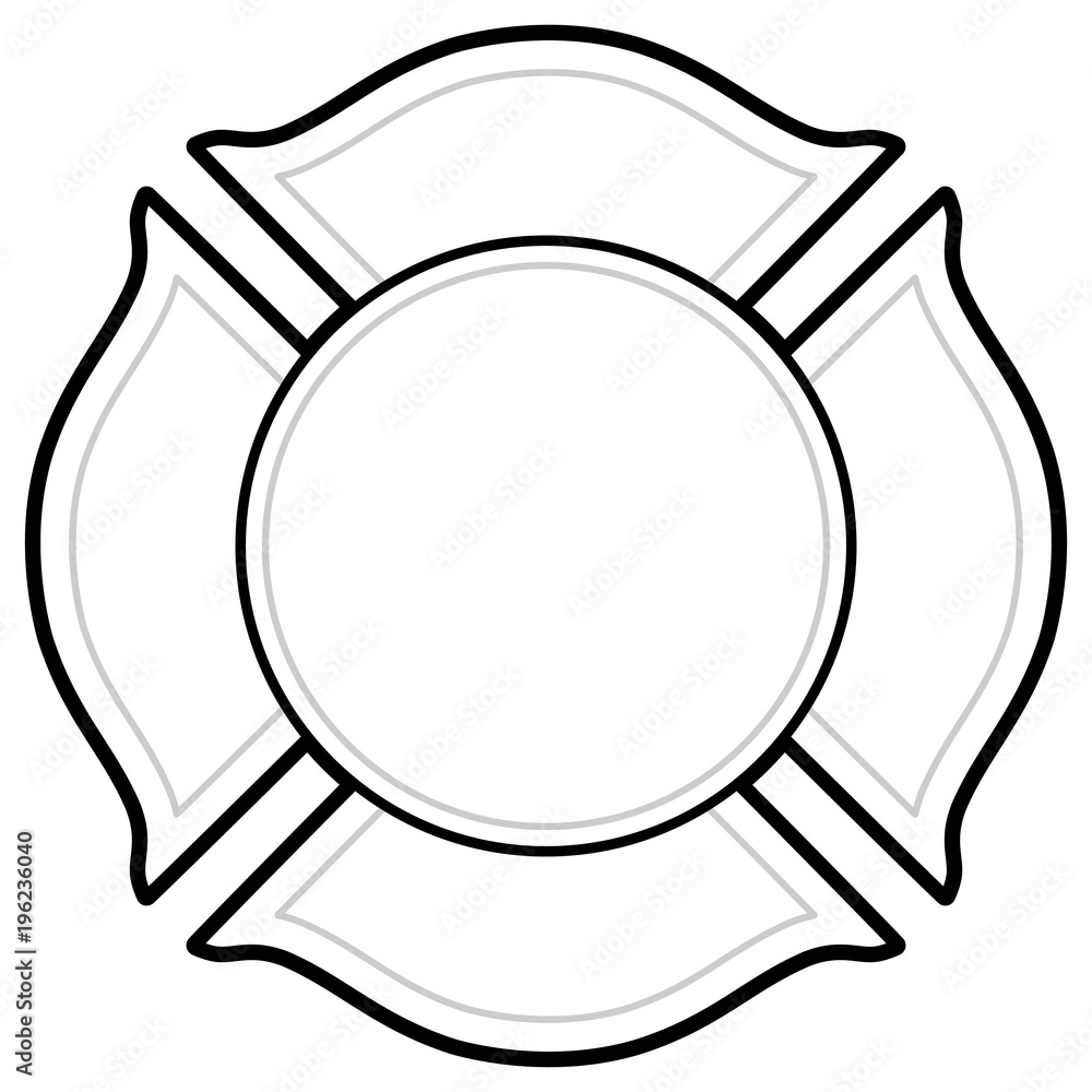 black-and-white-firefighter-logo-a-vector-cartoon-illustration-of-a