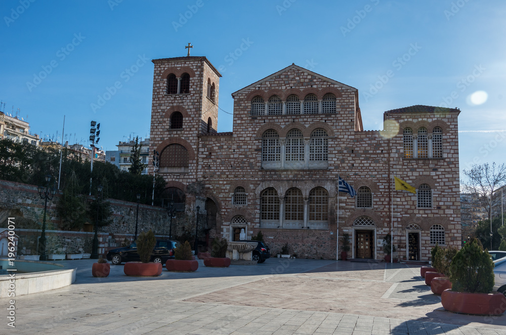 Fototapeta premium Saint Demetrius Basilica in Thessaloniki, Greece.