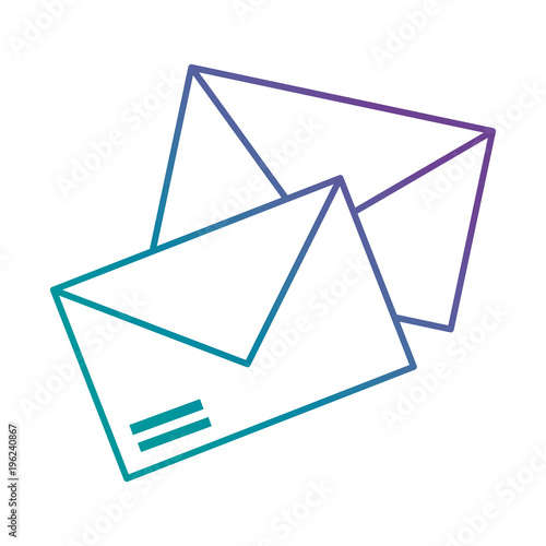 envelopes mail isolated icon