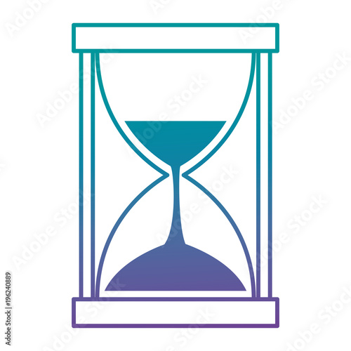 hourglass time isolated icon