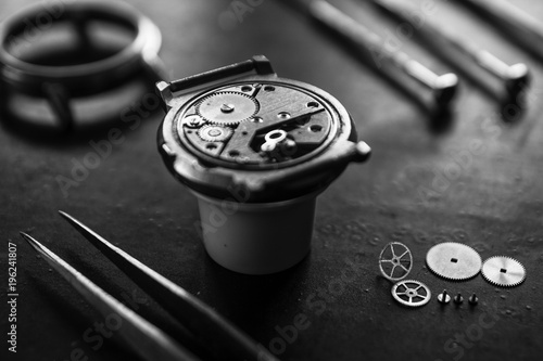 Watchmaker's workshop, watch repair