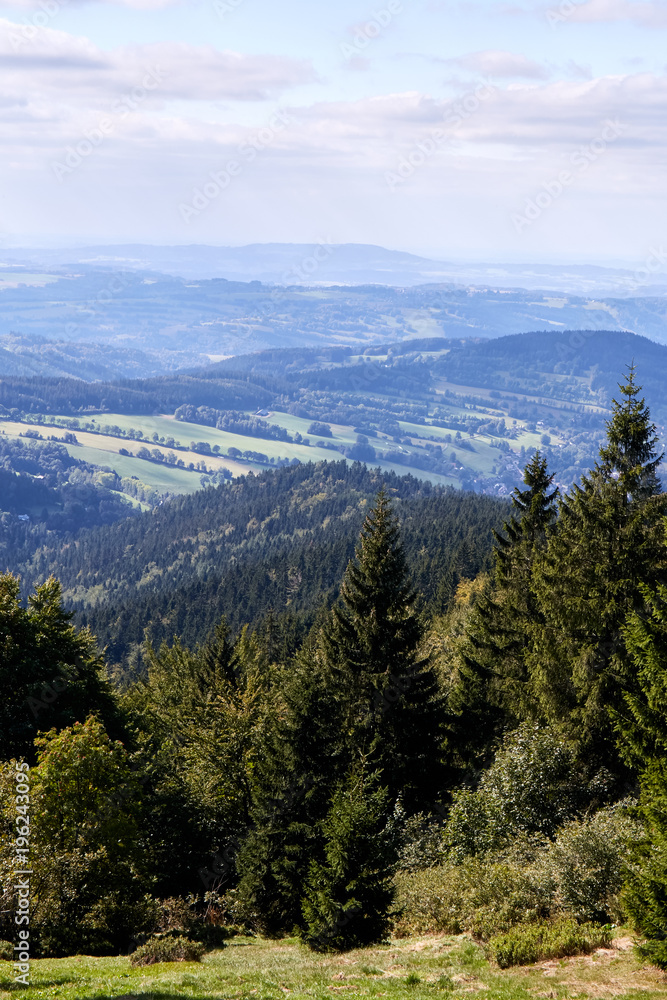 view to the valley in National Park Krkonose view to the valley in National Park Krkonose