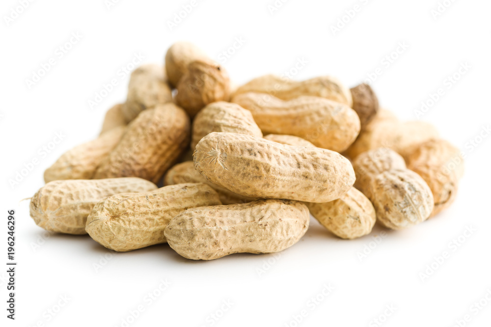 The unpeeled peanuts. The unpeeled peanuts.