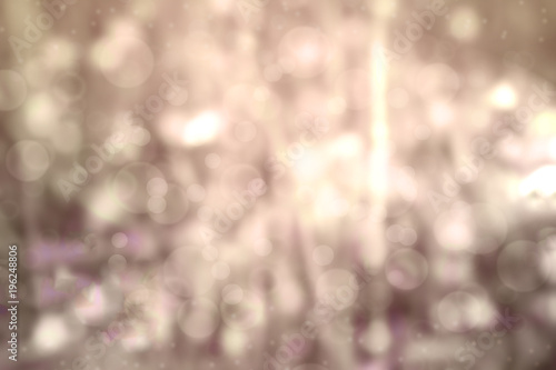 Golden Blurry Bokeh Background