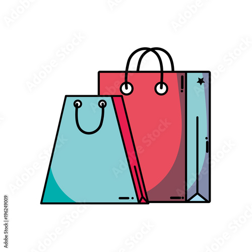 shopping bags market shop object