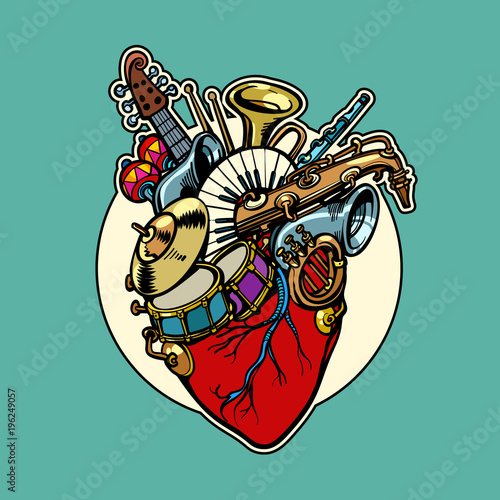 music education, heart love instruments