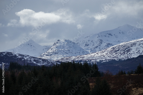 Mountains above Loch Laggan