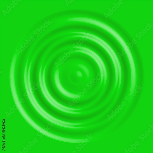 Magical potion or ecological healthy smoothie vector background. Green nutritios drink waves texture for ads, posters, banners. Energy source with celery or green apple.