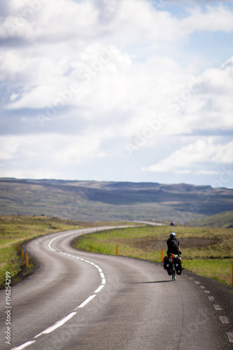 Luke bike tours the Ring Road around Iceland © Colt