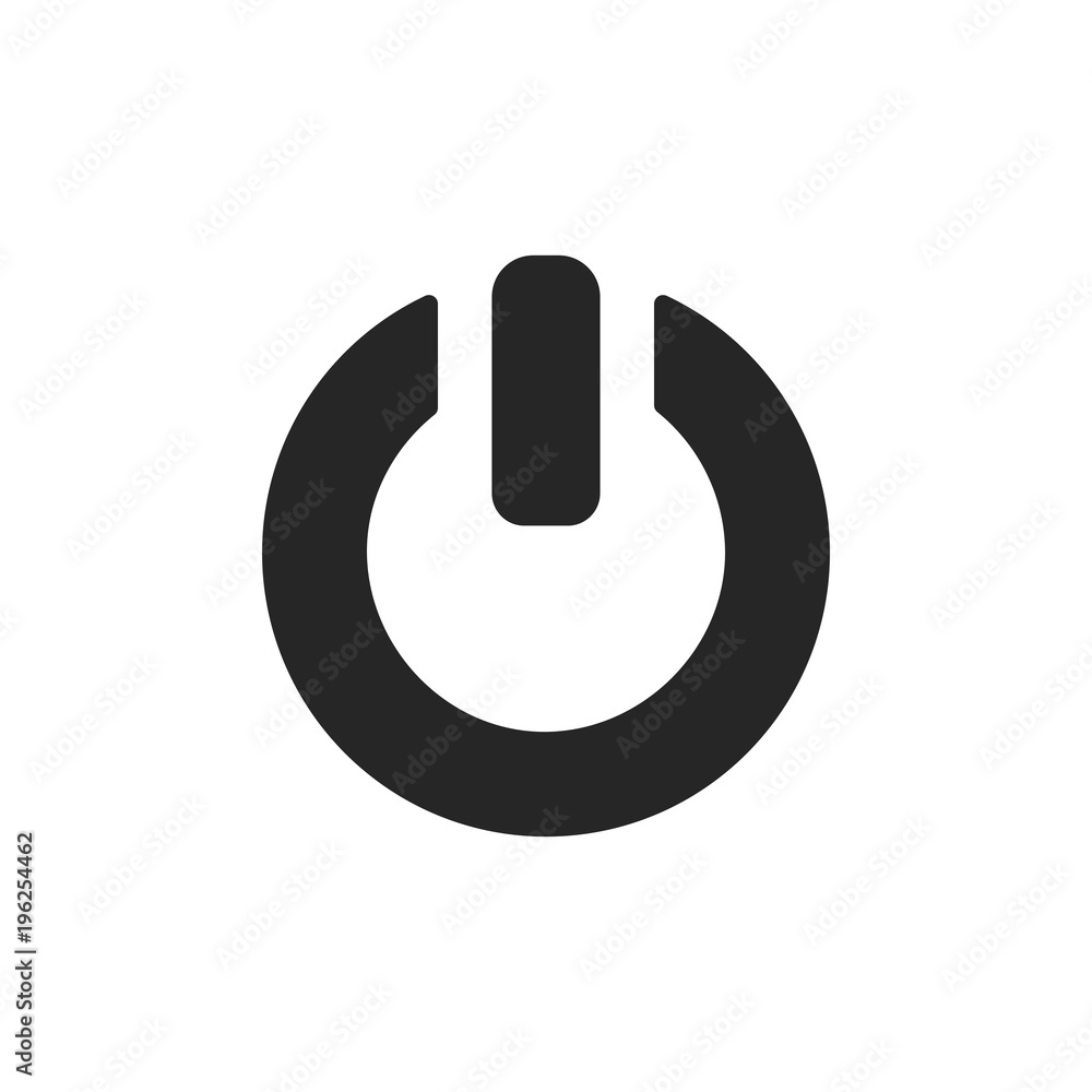 On/Off switch icon. Power symbol. Vector illustration On/Off switch icon. Power symbol. Vector illustration