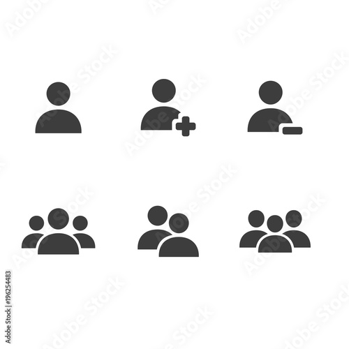 Set of Business human icons. . human resource management vector illustration