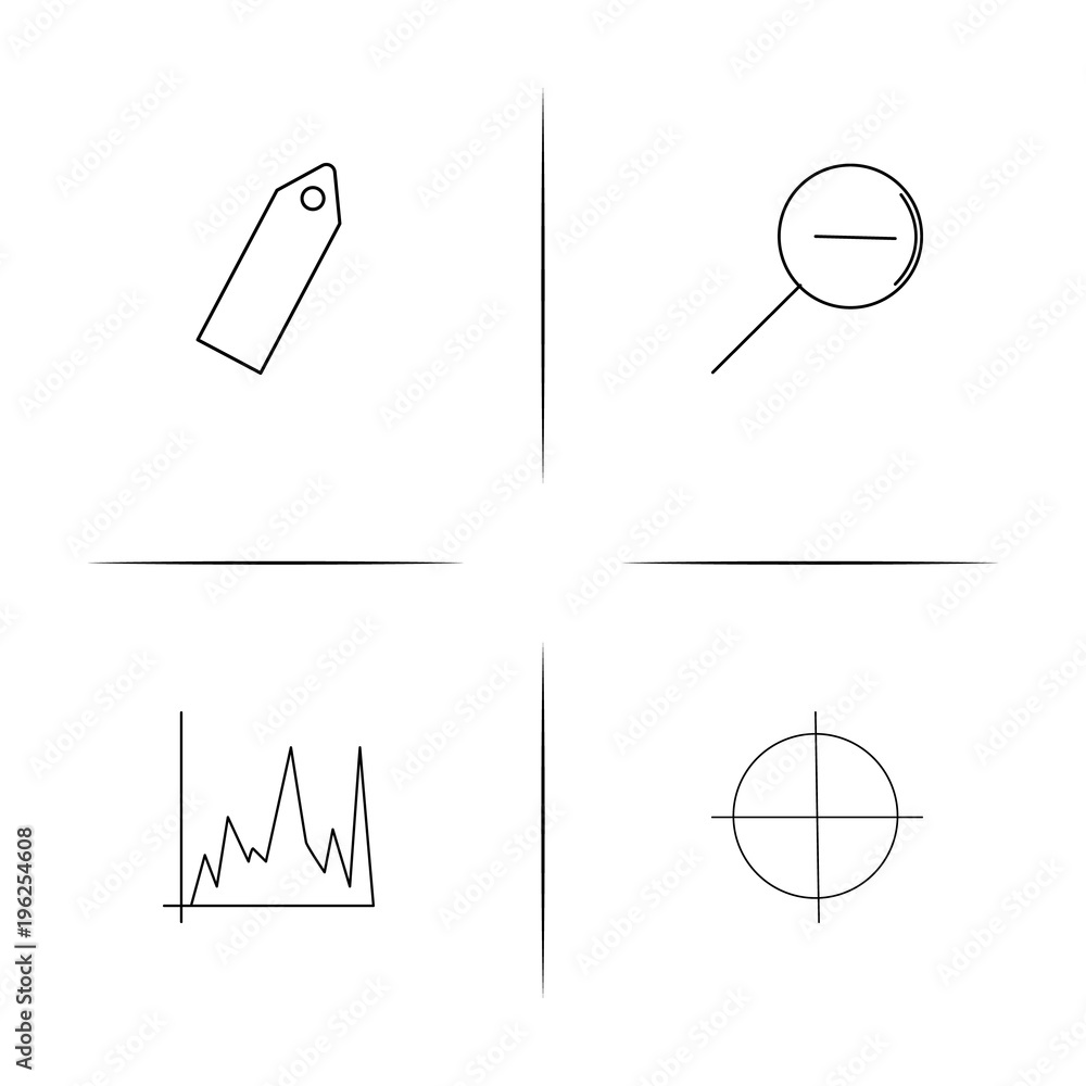 Web And Text simple linear icon set.Simple outline icons Web And Text simple linear icon set.Simple outline icons