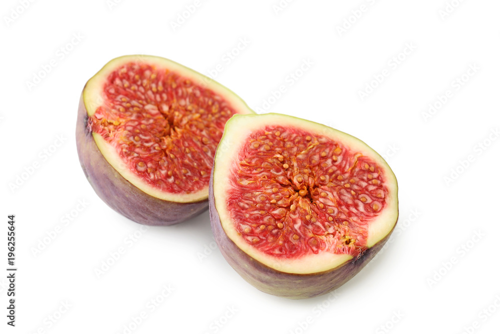 Ripe fig isolated on white background Ripe fig isolated on white background