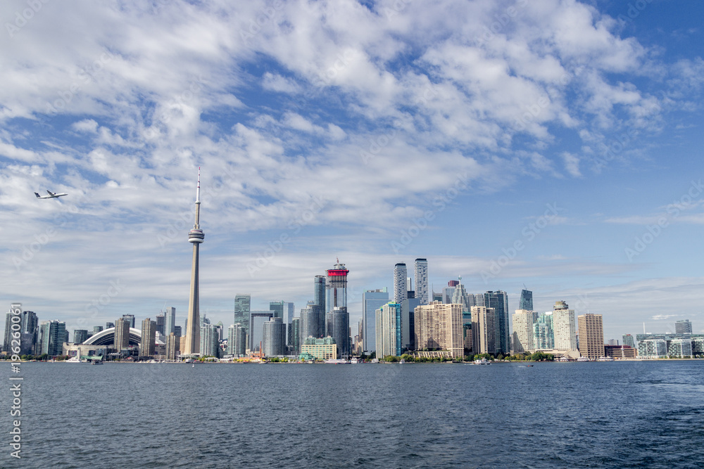 Skyline of Toronto in Ontario (Canada)