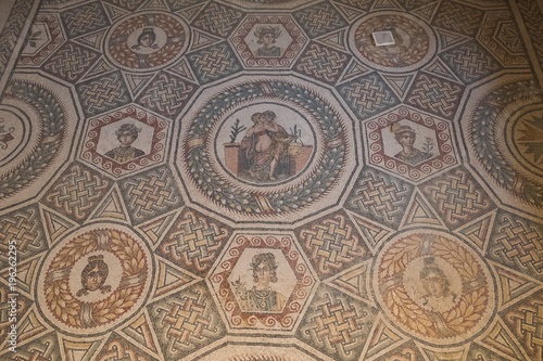 Fotografía A mosaic of Villa del Casale, in Piazza armerina, Sicily