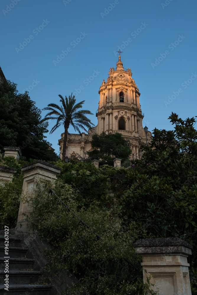 The cathedral of Modica, Sicily, built in late baroque style
