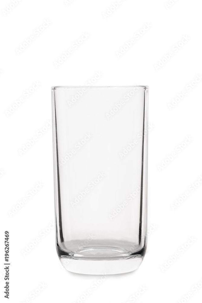 Empty glass isolated on white background. Empty glass isolated on white background.