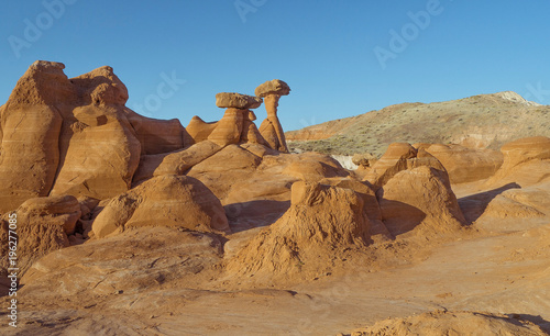 Toadstool hodoos in Utah  USA