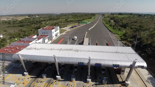 Tollbooth in Mexico 