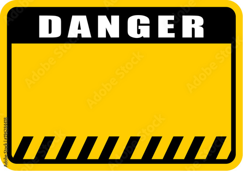 danger, sign