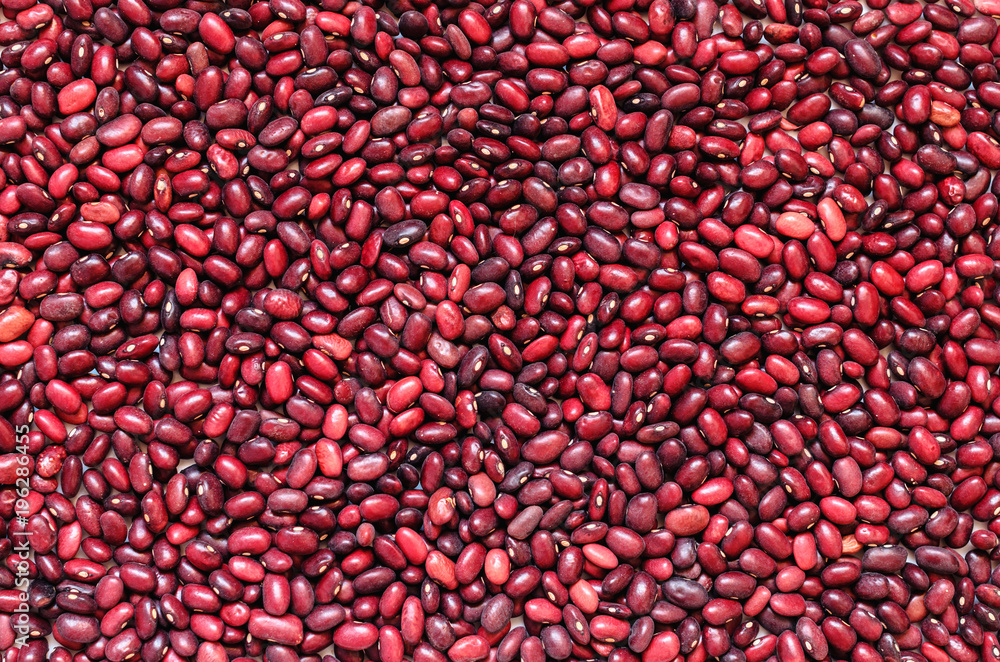 background of beans (red bean), top view background of beans (red bean), top view
