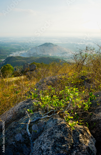 On the top of mountain in enjoy the beauty of Landscape  