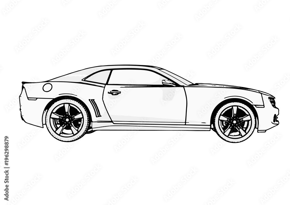 outline car vector outline car vector