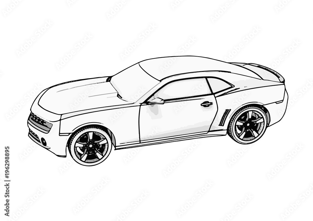 outline car vector outline car vector