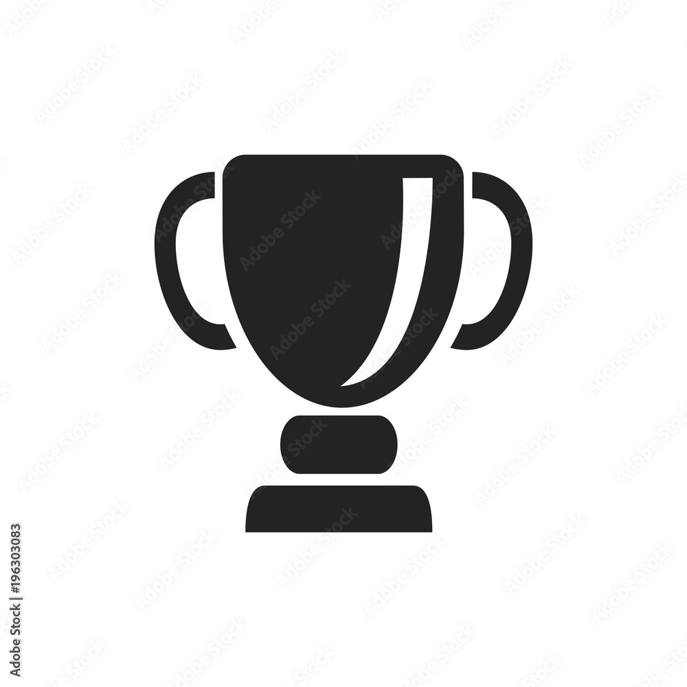 Trophy cup icon. Vector illustration Trophy cup icon. Vector illustration