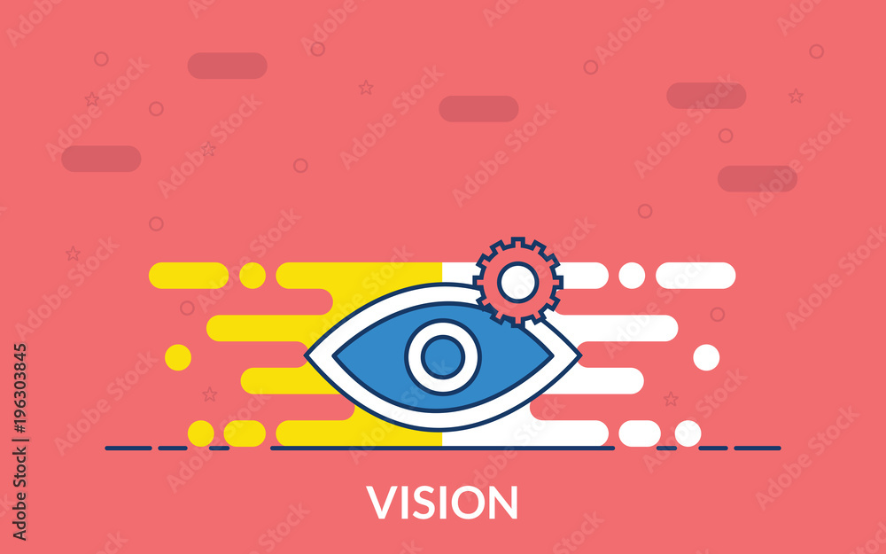 vision vector icon