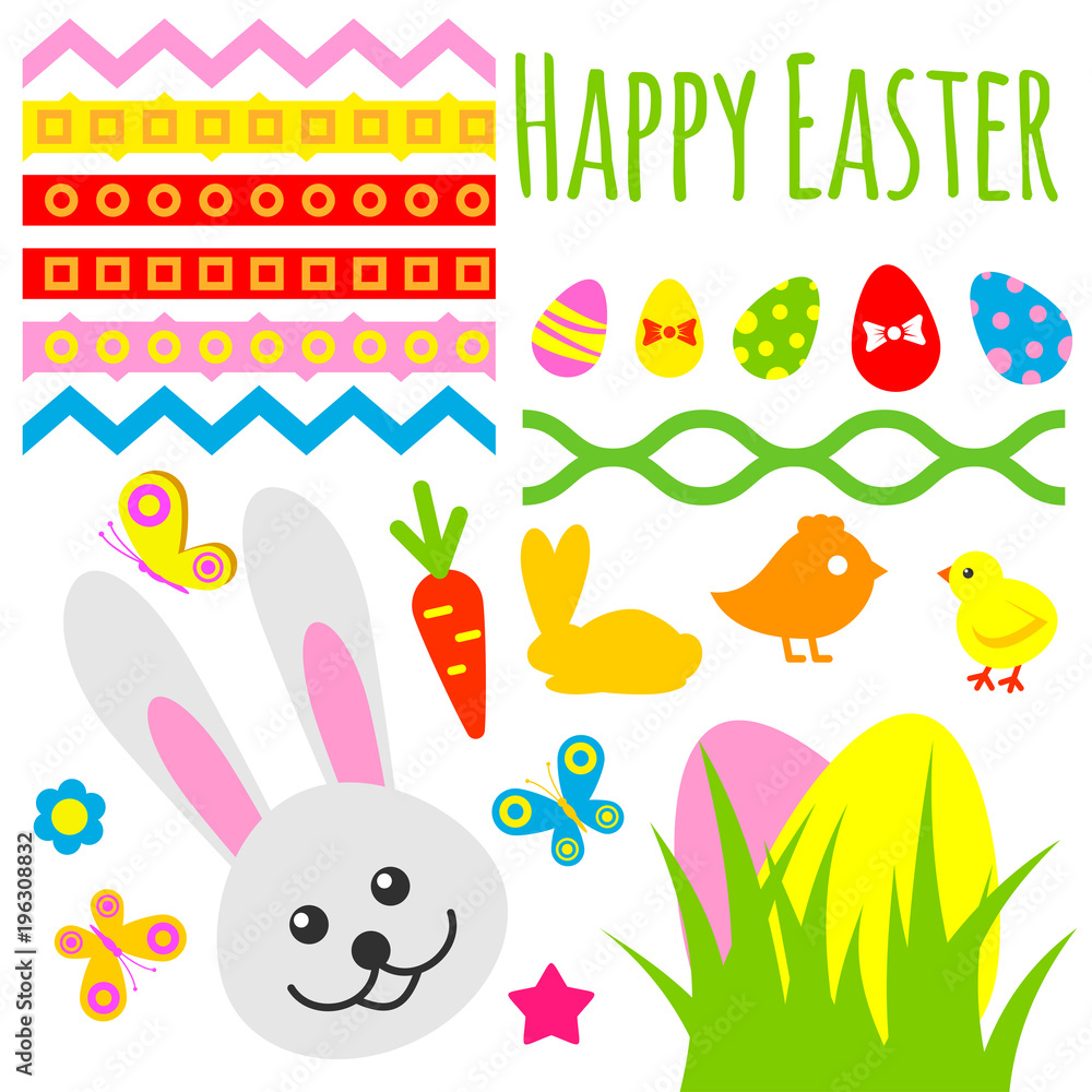 Easter eggs vector floral decor elements painted spring pattern decoration multi colored vintage ornament organic food holiday game symbol illustration. Easter eggs vector floral decor elements painted spring pattern decoration multi colored vintage ornament organic food holiday game symbol illustration.
