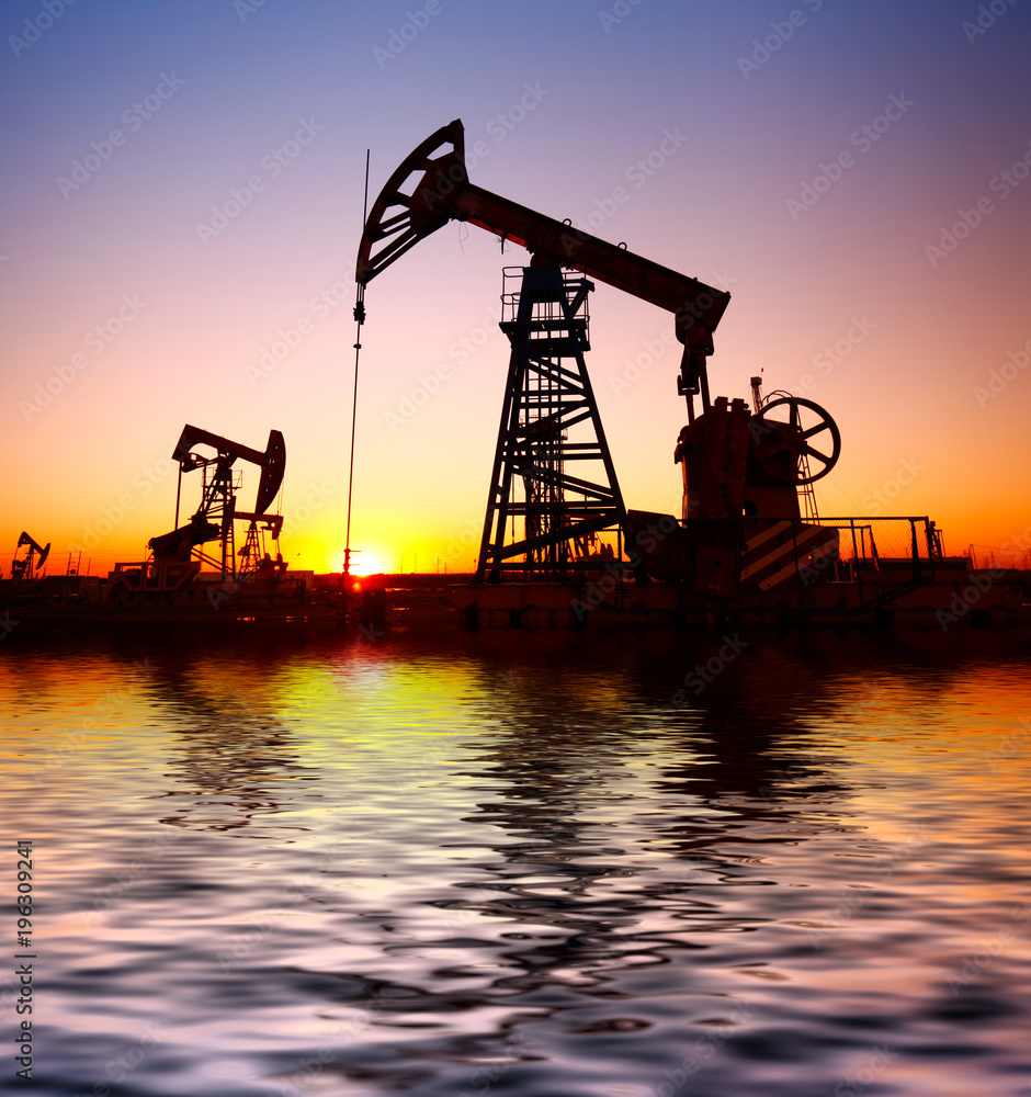 The oil pump, industrial equipment The oil pump, industrial equipment