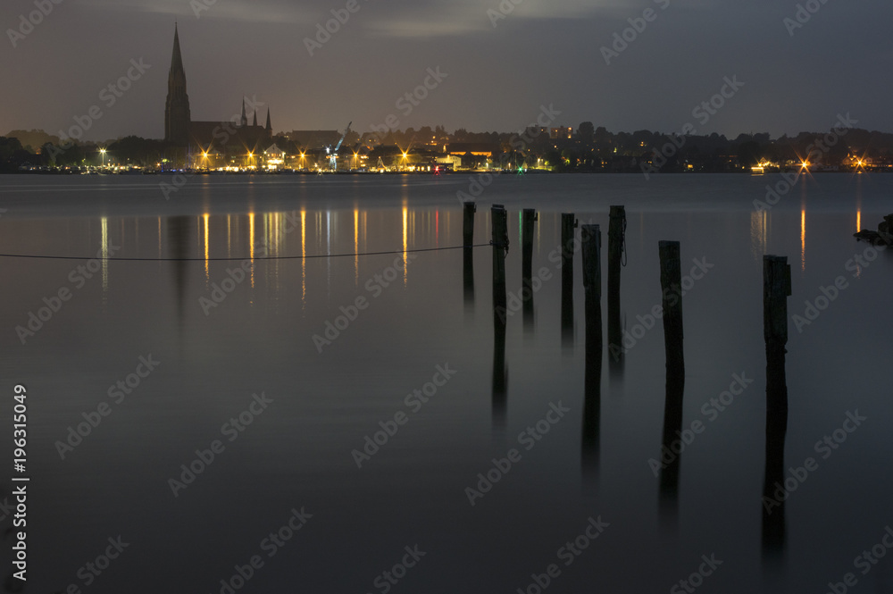 Fototapeta premium Nuit sur Schleswig