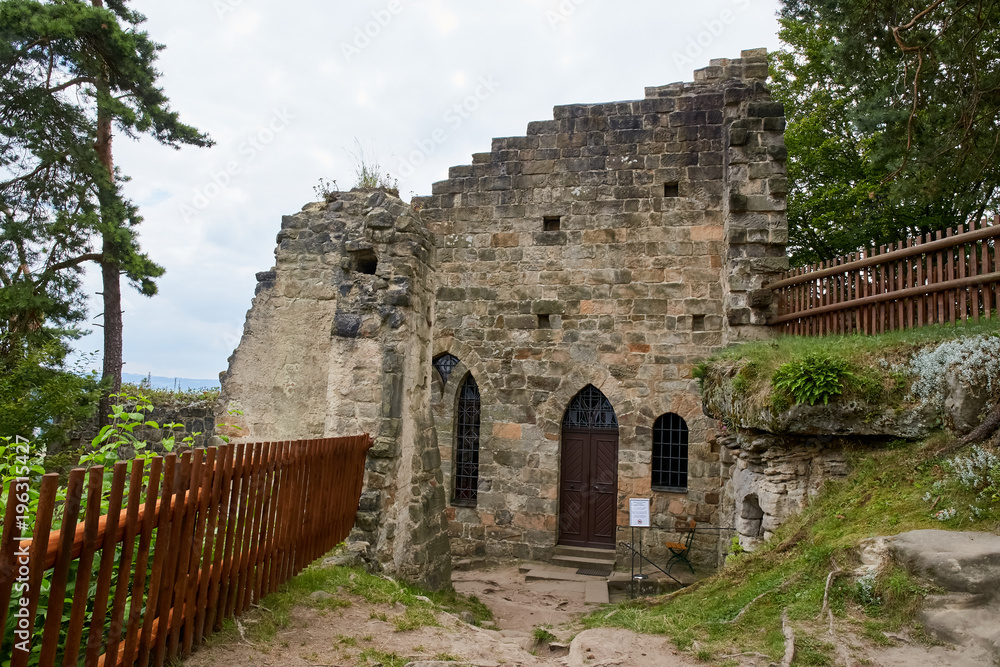 ruin of the Valdstejn gothic castle